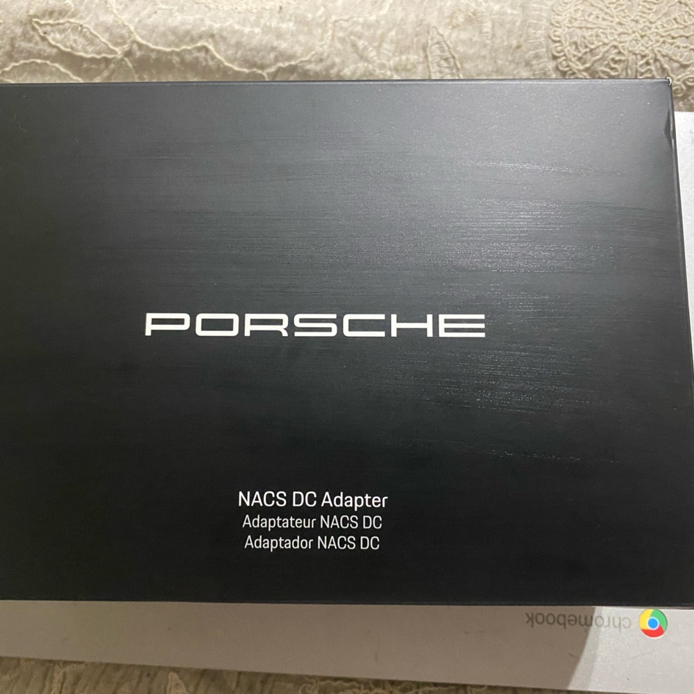 Porsche Design Black NACS DC Adapter BRAND NEW. NEVER USED!!!